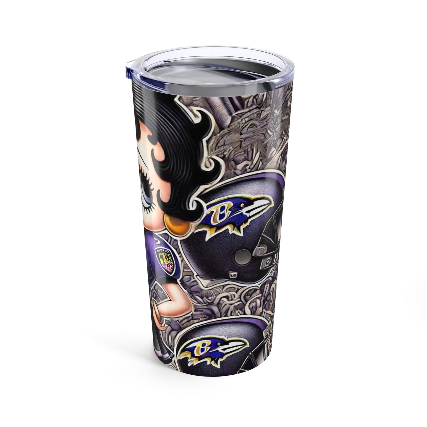 Baltimore Ravens 20oz Tumbler | Cheerful Sports Drinkware, NFL Fan Gift, Unique Tailgating Cup, Personalized Tumbler