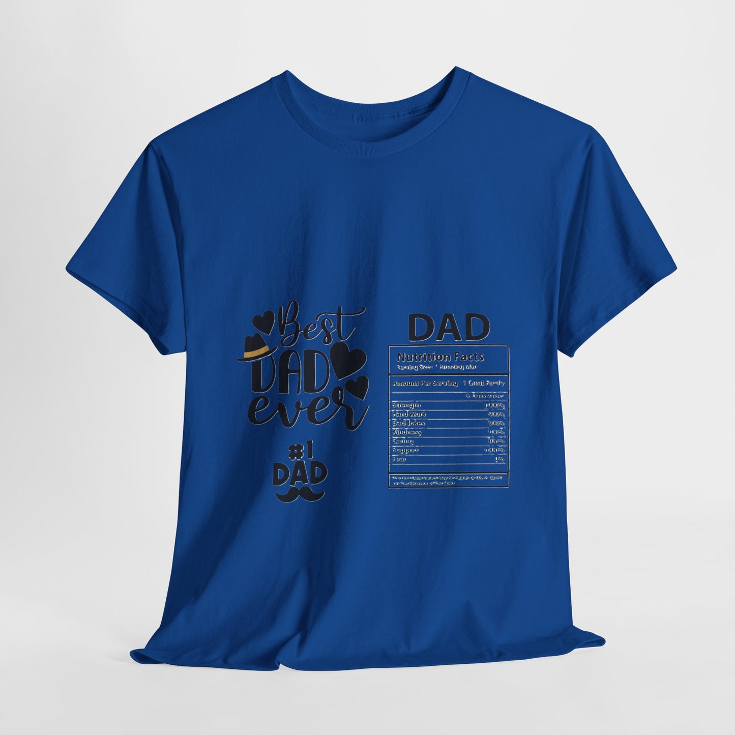Best Dad Ever Unisex Tee, Father's Day Gift, Dad T-Shirt, Family Reunion Outing, Casual Everyday Wear, Gift for New Dad