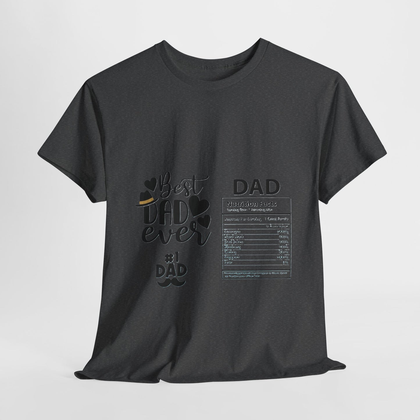 Best Dad Ever Unisex Tee, Father's Day Gift, Dad T-Shirt, Family Reunion Outing, Casual Everyday Wear, Gift for New Dad
