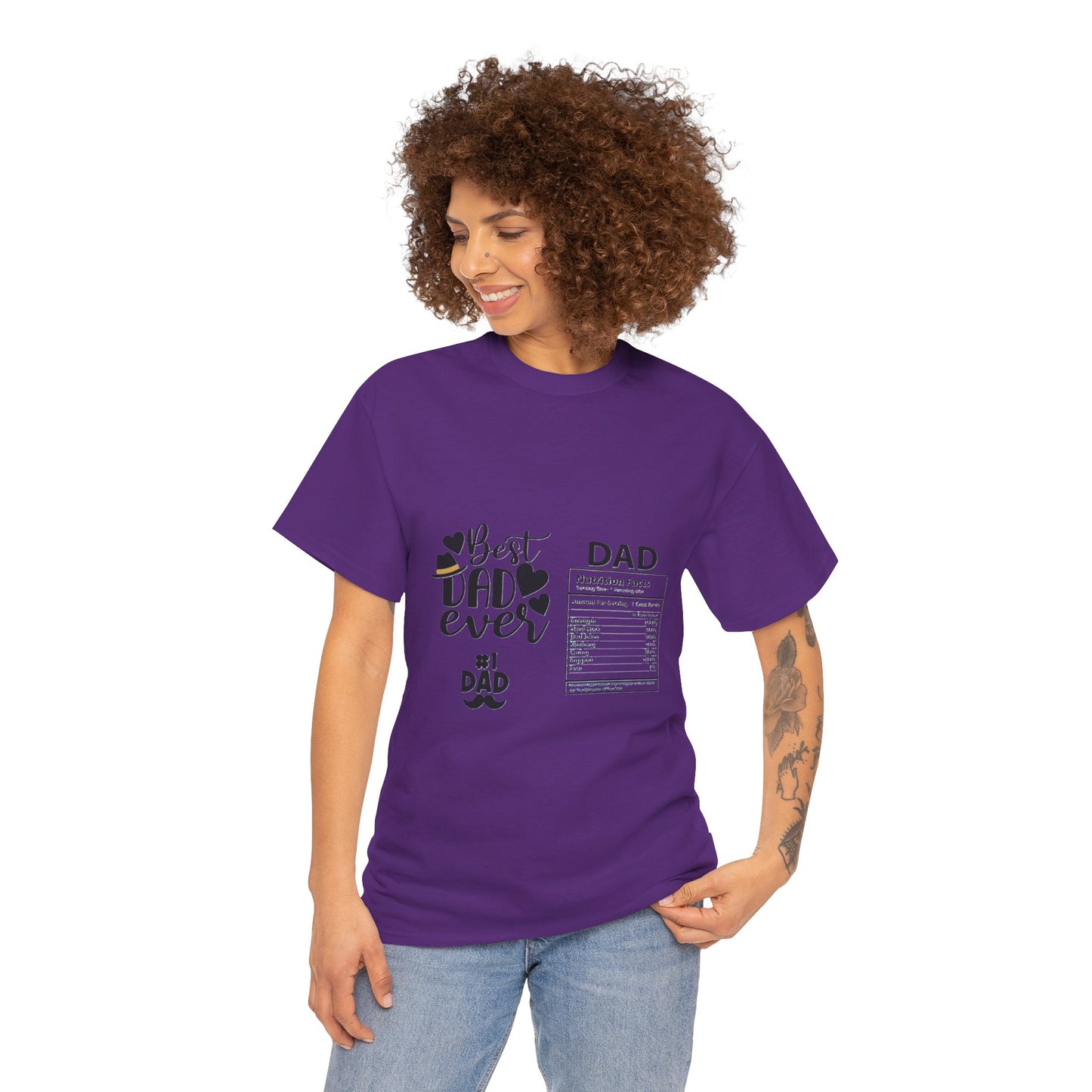 Best Dad Ever Unisex Tee, Father's Day Gift, Dad T-Shirt, Family Reunion Outing, Casual Everyday Wear, Gift for New Dad