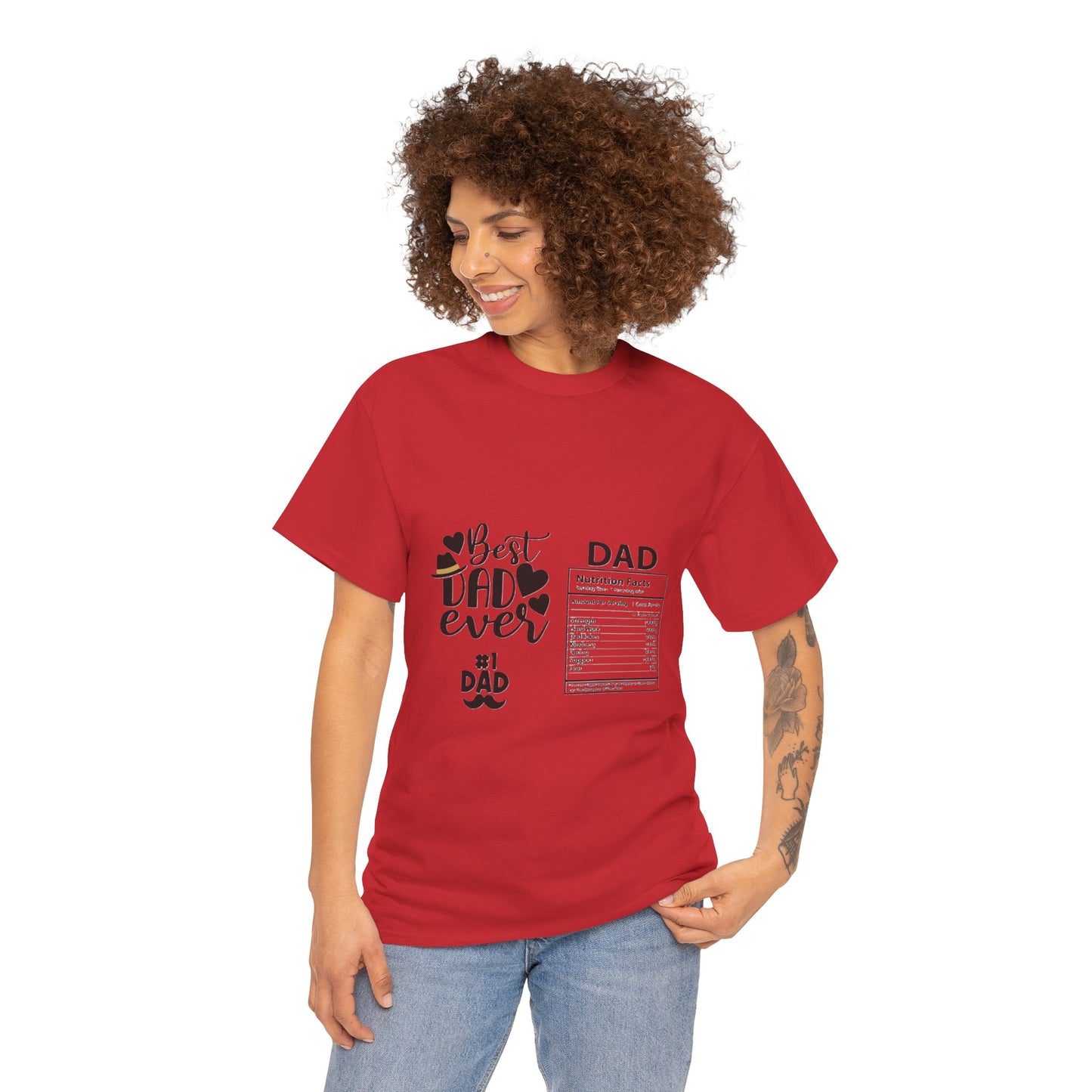 Best Dad Ever Unisex Tee, Father's Day Gift, Dad T-Shirt, Family Reunion Outing, Casual Everyday Wear, Gift for New Dad
