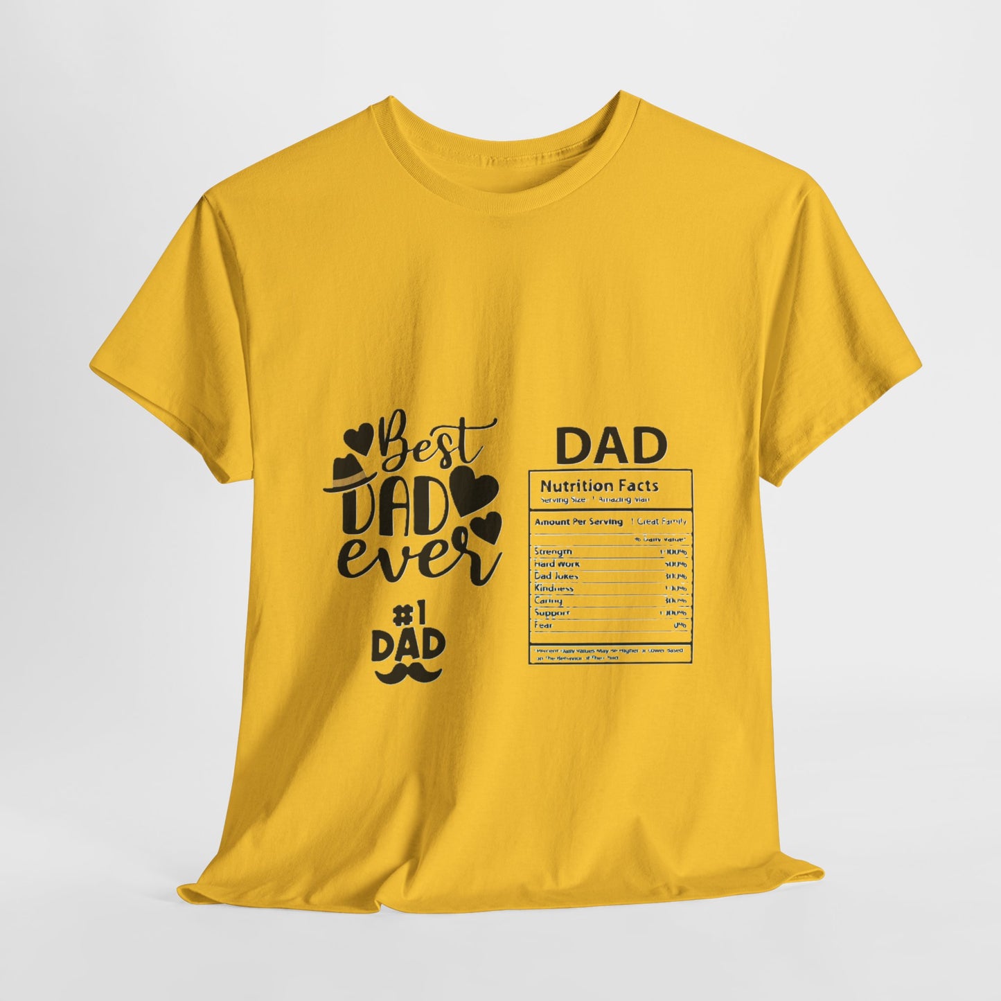 Best Dad Ever Unisex Tee, Father's Day Gift, Dad T-Shirt, Family Reunion Outing, Casual Everyday Wear, Gift for New Dad