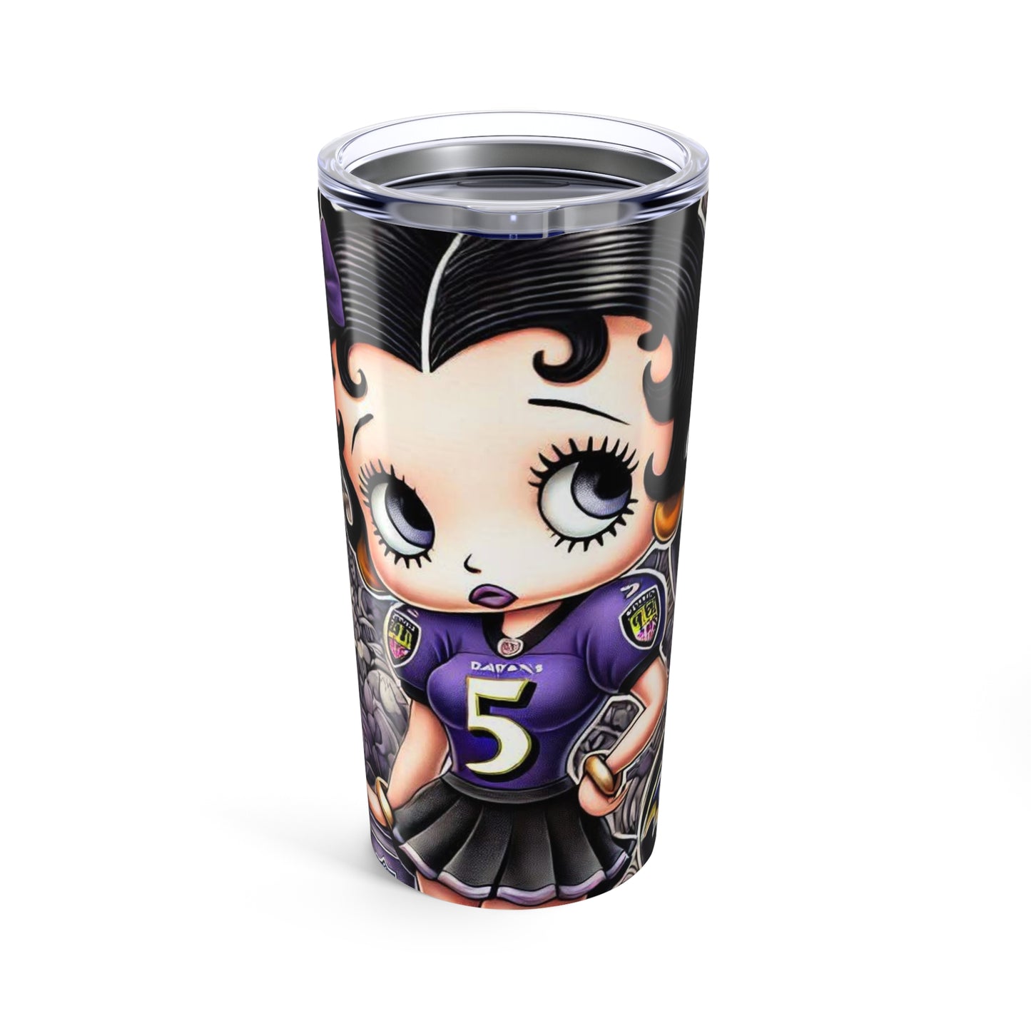 Baltimore Ravens 20oz Tumbler | Cheerful Sports Drinkware, NFL Fan Gift, Unique Tailgating Cup, Personalized Tumbler