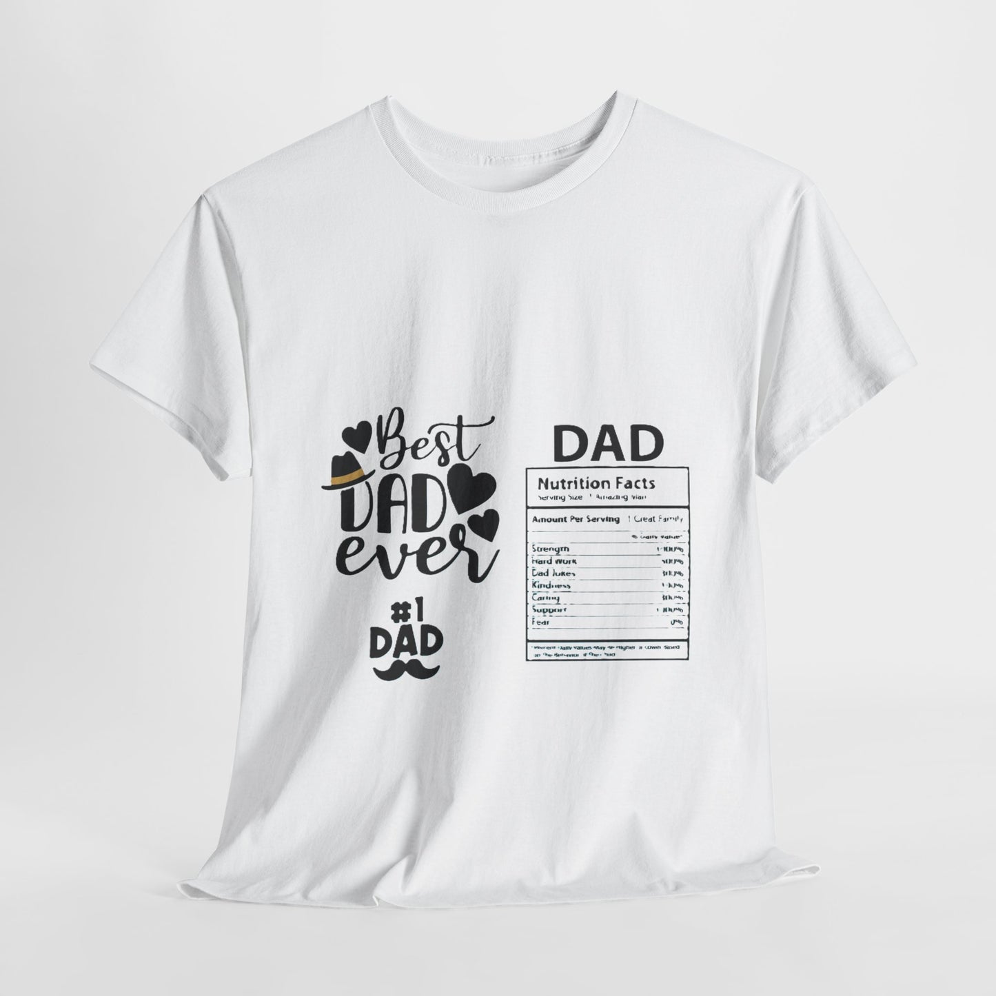 Best Dad Ever Unisex Tee, Father's Day Gift, Dad T-Shirt, Family Reunion Outing, Casual Everyday Wear, Gift for New Dad