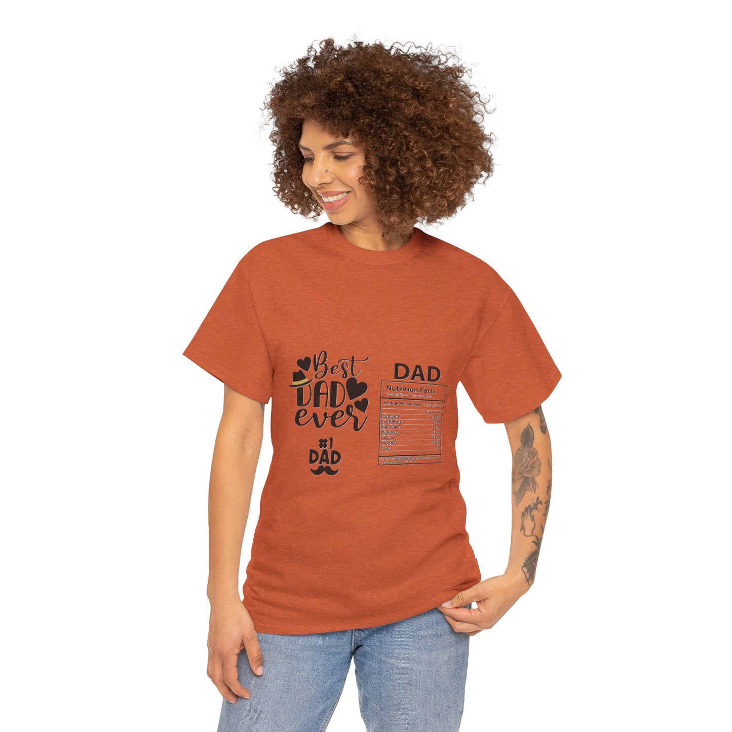 Best Dad Ever Unisex Tee, Father's Day Gift, Dad T-Shirt, Family Reunion Outing, Casual Everyday Wear, Gift for New Dad
