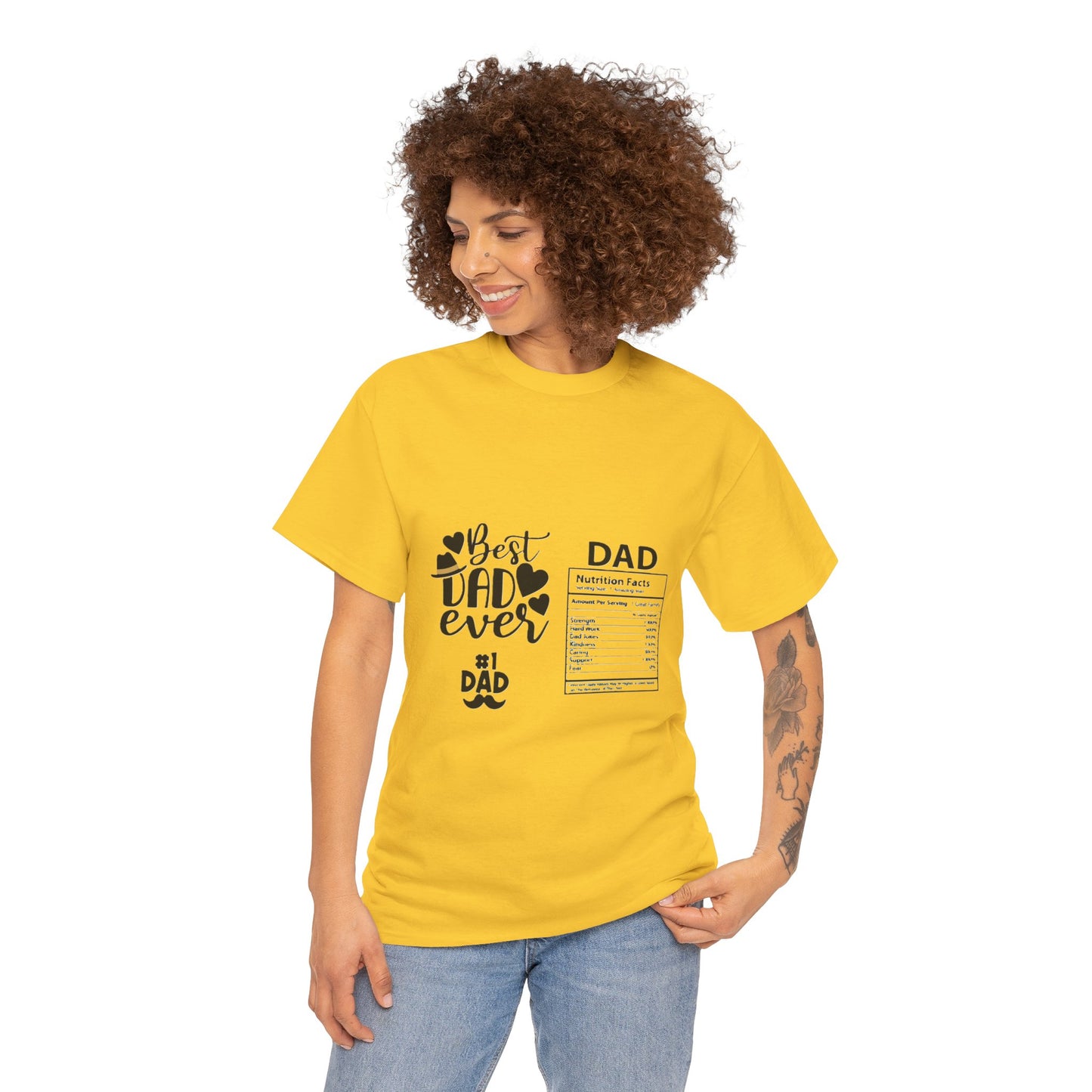 Best Dad Ever Unisex Tee, Father's Day Gift, Dad T-Shirt, Family Reunion Outing, Casual Everyday Wear, Gift for New Dad