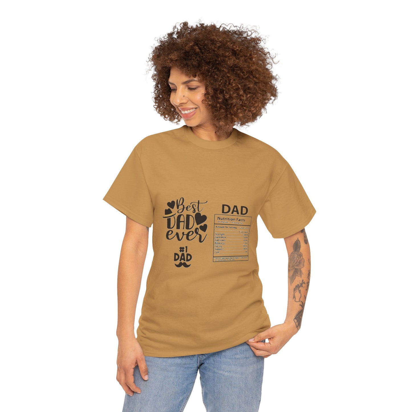 Best Dad Ever Unisex Tee, Father's Day Gift, Dad T-Shirt, Family Reunion Outing, Casual Everyday Wear, Gift for New Dad