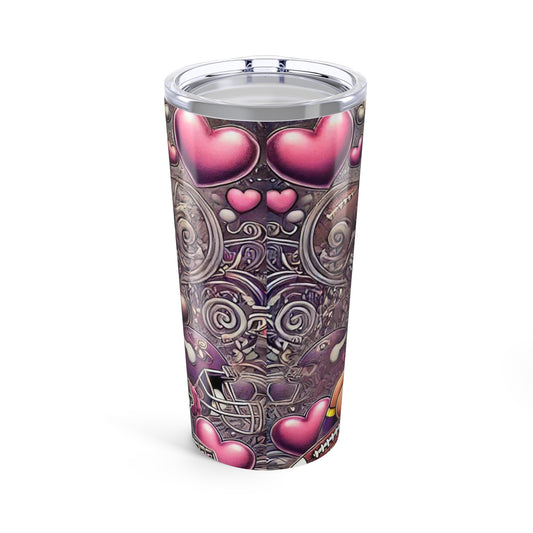 Betty Boop Inspired Tumbler, Cute Travel Cup, Perfect Gift for Her, Ladies Tumbler, Coffee Cup, Floral Design Mugs
