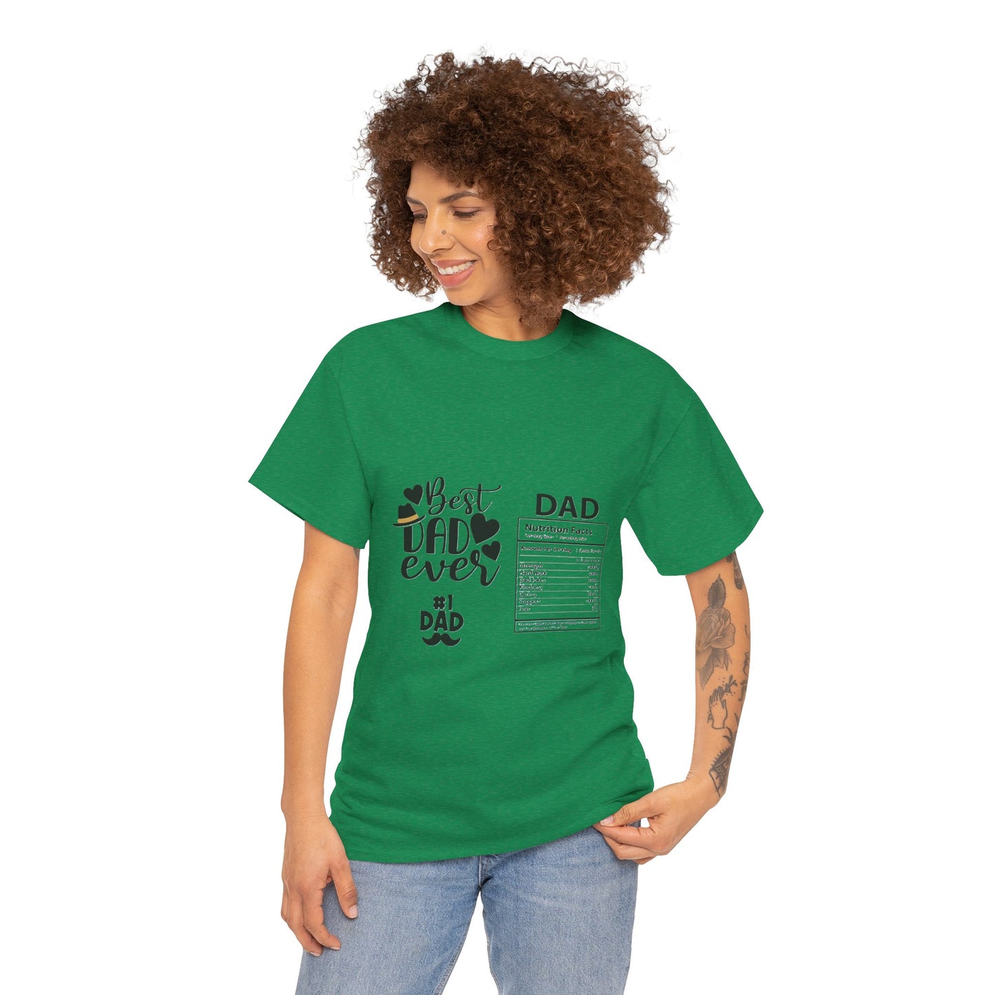 Best Dad Ever Unisex Tee, Father's Day Gift, Dad T-Shirt, Family Reunion Outing, Casual Everyday Wear, Gift for New Dad