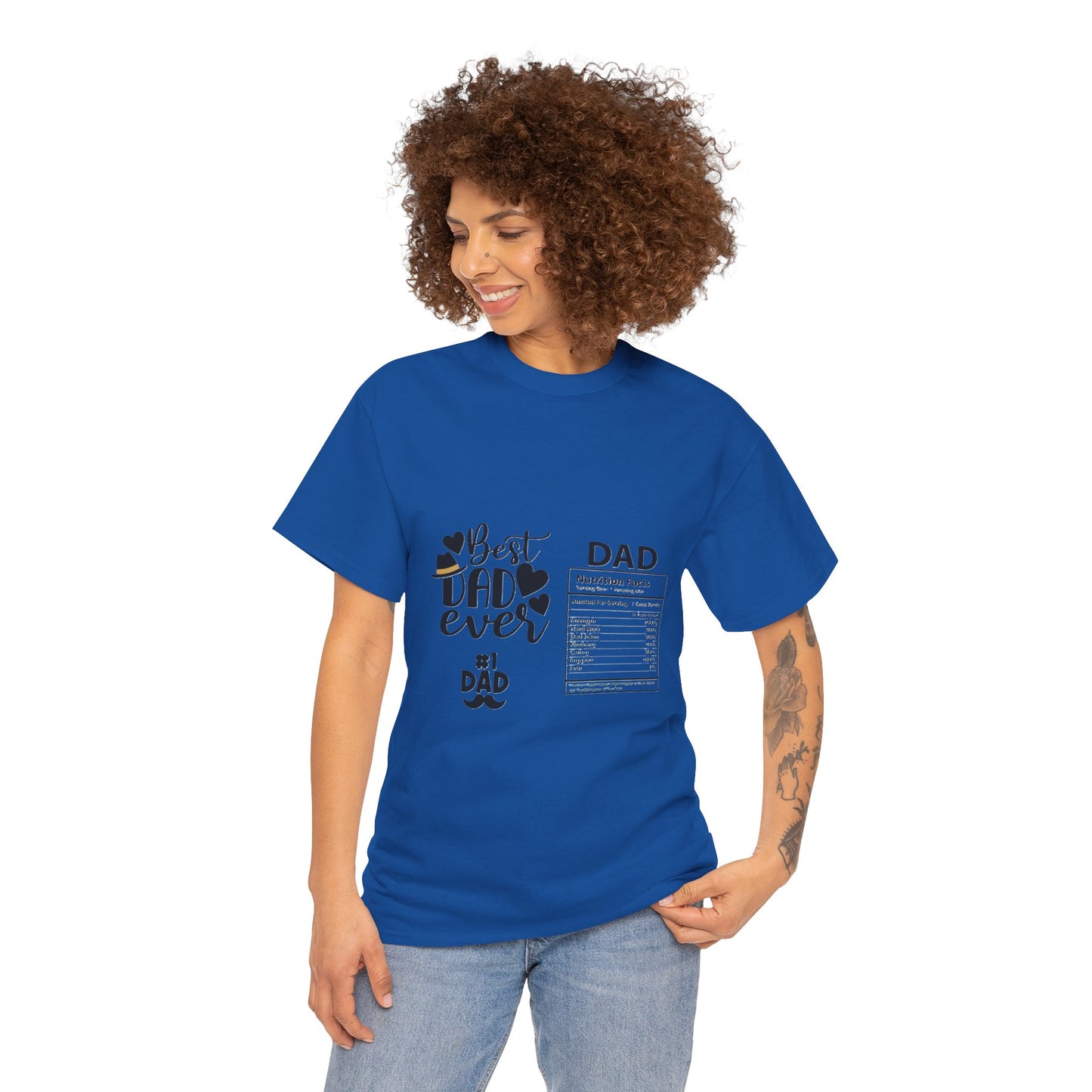 Best Dad Ever Unisex Tee, Father's Day Gift, Dad T-Shirt, Family Reunion Outing, Casual Everyday Wear, Gift for New Dad